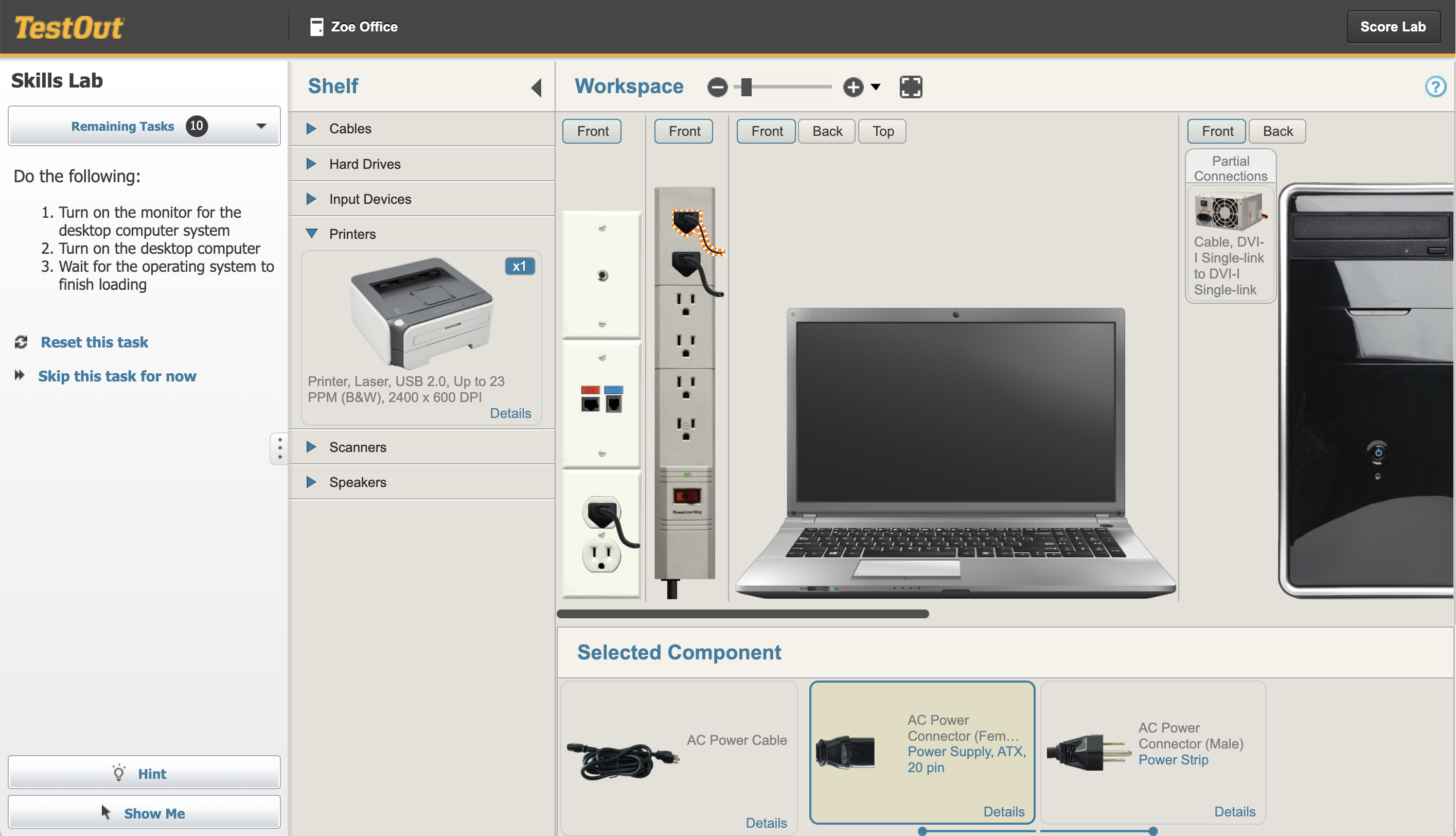 Key Features TestOut Office Pro